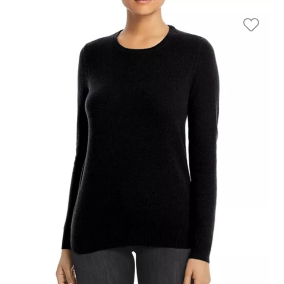 Bloomingdale's Sweaters C By Bloomingdales Womens Black Cashmere